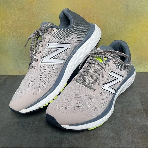 New Balance Fresh Foam 680 V7 Light Brown/Gray Women's Running Shoes Size 9.5B - Picture 14 of 16